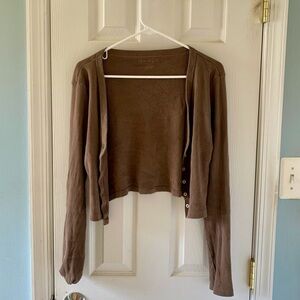 Brandy Melville Brown Cardigan